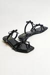 The Alter_Black Solid Strappy Flats _Online_at_Aza_Fashions
