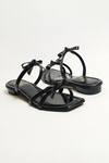 Buy_The Alter_Black Solid Strappy Flats _Online_at_Aza_Fashions