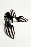 The Alter Black Kate Striped Print Pumps Online at Aza Fashions The Alter_Black Kate Striped Print Pumps _Online_at_Aza_Fashions