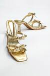 Buy The Alter Gold Bows Solid T-shaped Stiletto Online Buy_The Alter_Gold Bows Solid T-shaped Stiletto _Online