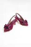 Buy_The Alter_Maroon Bows Marilyn Solid Pointed Toe Stiletto Heels _at_Aza_Fashions