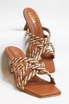 Buy The Alter Brown Belleza Braided Stiletto Heels at Aza Fashions Buy_The Alter_Brown Belleza Braided Stiletto Heels _at_Aza_Fashions