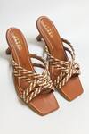 The Alter Brown Belleza Braided Stiletto Heels at Aza Fashions The Alter_Brown Belleza Braided Stiletto Heels _at_Aza_Fashions