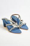Buy The Alter Blue Rhinestone Kiara Embellished Strappy Block Heels at Aza Fashions Buy_The Alter_Blue Rhinestone Kiara Embellished Strappy Block Heels _at_Aza_Fashions