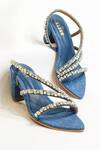 Buy The Alter Blue Rhinestone Kiara Embellished Strappy Block Heels Buy_The Alter_Blue Rhinestone Kiara Embellished Strappy Block Heels