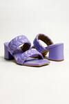 Buy The Alter Purple T Shaped Quilted Block Heels Online at Aza Fashions Buy_The Alter_Purple T Shaped Quilted Block Heels _Online_at_Aza_Fashions