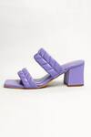 Shop The Alter Purple T Shaped Quilted Block Heels Online at Aza Fashions Shop_The Alter_Purple T Shaped Quilted Block Heels _Online_at_Aza_Fashions