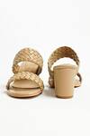 The Alter Beige Braided Woven Block Heels Online at Aza Fashions The Alter_Beige Braided Woven Block Heels _Online_at_Aza_Fashions