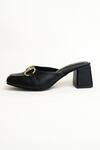 Shop_THE ALTER_Black Alexandra Moccasin Block Heels _Online_at_Aza_Fashions