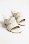 THE ALTER_Off White Round Toe Heels _Online_at_Aza_Fashions