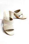 Buy_THE ALTER_Off White Round Toe Heels _Online