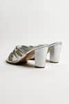 THE ALTER_Silver Front Knotted Block Heels _Online