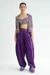 Shop Til Purple Cotton Embroidery Amethyst Bralette at Aza Fashions Shop_Til_Purple Cotton Embroidery Amethyst Bralette _at_Aza_Fashions