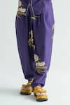 TIL_Purple Chanderi Digital Firefly Amethyst _Online_at_Aza_Fashions