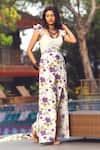 Shop_Akashi Clothing_Purple Kala Cotton Printed Floral Scoop Dream Slit Maxi Dress _Online_at_Aza_Fashions