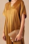 Buy_Ampm_Gold Cord Myah Mini Work Clutch _at_Aza_Fashions