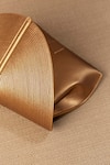 Shop_Ampm_Gold Cord Myah Mini Work Clutch _Online_at_Aza_Fashions