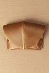 Ampm_Gold Cord Myah Mini Work Clutch _at_Aza_Fashions