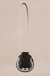 Shop_Ampm_Black Nyla Crossbody Inlay Design Bag _at_Aza_Fashions