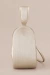 Ampm_Ivory Metallic Corded Bucket Bag _Online_at_Aza_Fashions