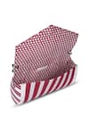 Shop_ETCETERA_Red Geometric Striped Pattern Envelope Clutch _Online_at_Aza_Fashions