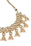 Buy_Minaki_Gold Plated Pearls, Stones Kundan Embellished Jewellery Set _Online_at_Aza_Fashions
