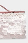 Shop_Aanchal Sayal_Pink Sequin Sweetheart Paillette Embellished Bag _Online_at_Aza_Fashions