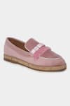 Buy_Aanchal Sayal_Pink Stone Isla Loafers _at_Aza_Fashions