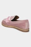 Aanchal Sayal_Pink Stone Isla Loafers _Online_at_Aza_Fashions