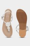 Shop_Aanchal Sayal_Ivory Shell Quartz Flats _at_Aza_Fashions