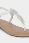 Shop_Aanchal Sayal_Ivory Shell Quartz Flats _Online_at_Aza_Fashions