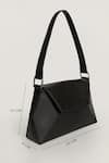 Shop_The House of Ganges_Black Hazel Rectangle Shaped Handbag _Online_at_Aza_Fashions