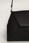 The House of Ganges_Black Hazel Rectangle Shaped Handbag _at_Aza_Fashions