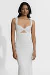 Shop_Deme by Gabriella_White Sweetheart Emelia Cut-out Dress _at_Aza_Fashions