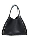 Buy_TROV_Black Studs Zoe Metal Studded Tote Bag With Wallet _at_Aza_Fashions