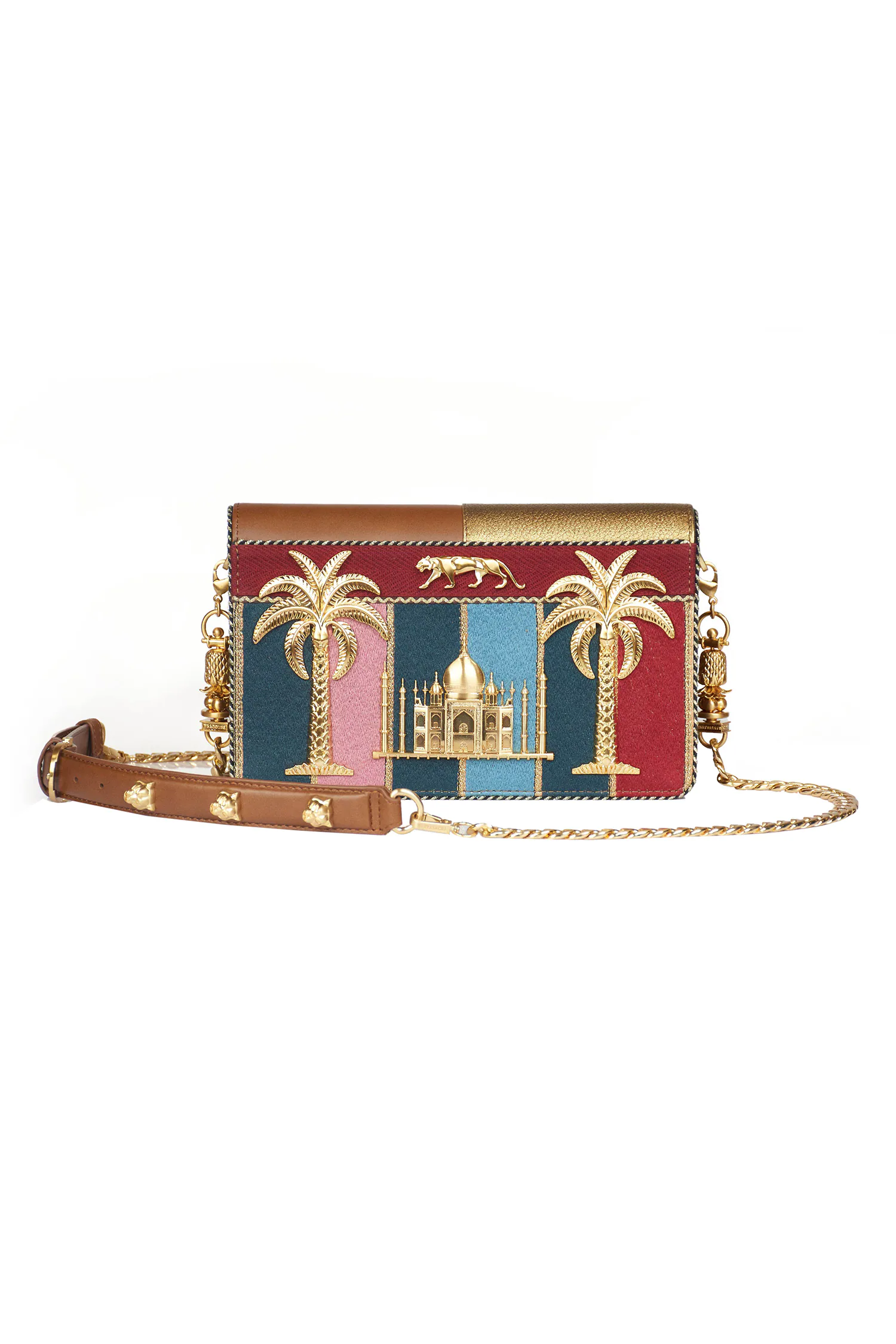 Shop_Sabyasachi_Multi Color Embellished The Tropical Sling Bag _at_Aza_Fashions