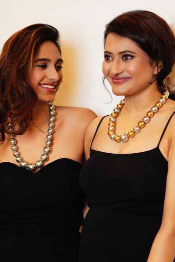 Shop_Rejuvenate Jewels_Silver Plated Pearl Embellished Necklace _Online_at_Aza_Fashions