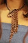 Buy_Rejuvenate Jewels_Brown Magical Rustic Necklace _at_Aza_Fashions