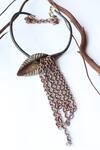 Shop_Rejuvenate Jewels_Brown Magical Rustic Necklace _at_Aza_Fashions