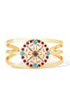 Shop_Shazé_Multi Color Stones Neona Blitz Embellished Bracelet _at_Aza_Fashions