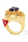 Shazé_Multi Color Stones Garth Embellished Ring _at_Aza_Fashions