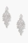 Buy_Shazé_Silver Plated Stone Stardust Studded Leafy Vine Earrings _Online_at_Aza_Fashions