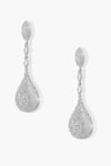 Shop_Shazé_Silver Plated Stone Aurora Studded Drop Earrings _Online_at_Aza_Fashions