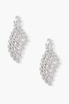 Shop_Shazé_Silver Plated Stone Sunflare Studded Curve Earrings _Online_at_Aza_Fashions