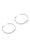 Buy_Shazé_Silver Plated Stone Forest Faerie Studded Hoops 