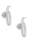 Buy_Shazé_Silver Plated Stone Midsummer Spell Embellished Spiral Hoops _Online_at_Aza_Fashions