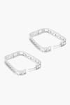 Shazé_Silver Plated Stone Moonstars Embellished Square Hoops _at_Aza_Fashions