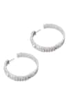 Shop_Shazé_Silver Plated Stone Enigma Cluster Hoops 