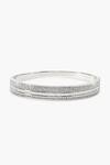 Shazé_Silver Plated Stone Stellarise Studded Bangle _Online_at_Aza_Fashions