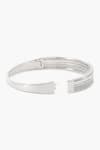 Shazé_Silver Plated Stone Stellarise Studded Bangle _at_Aza_Fashions